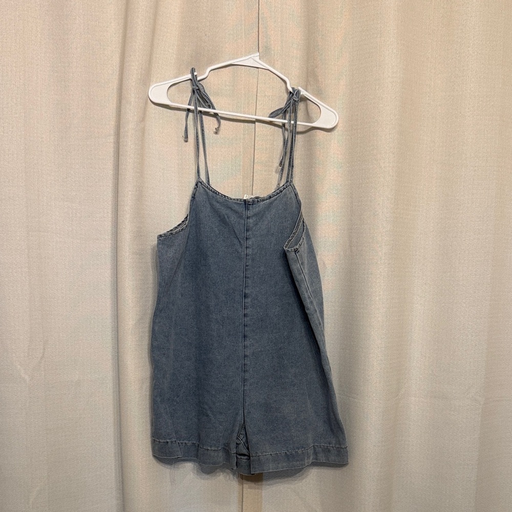 Denim romper
